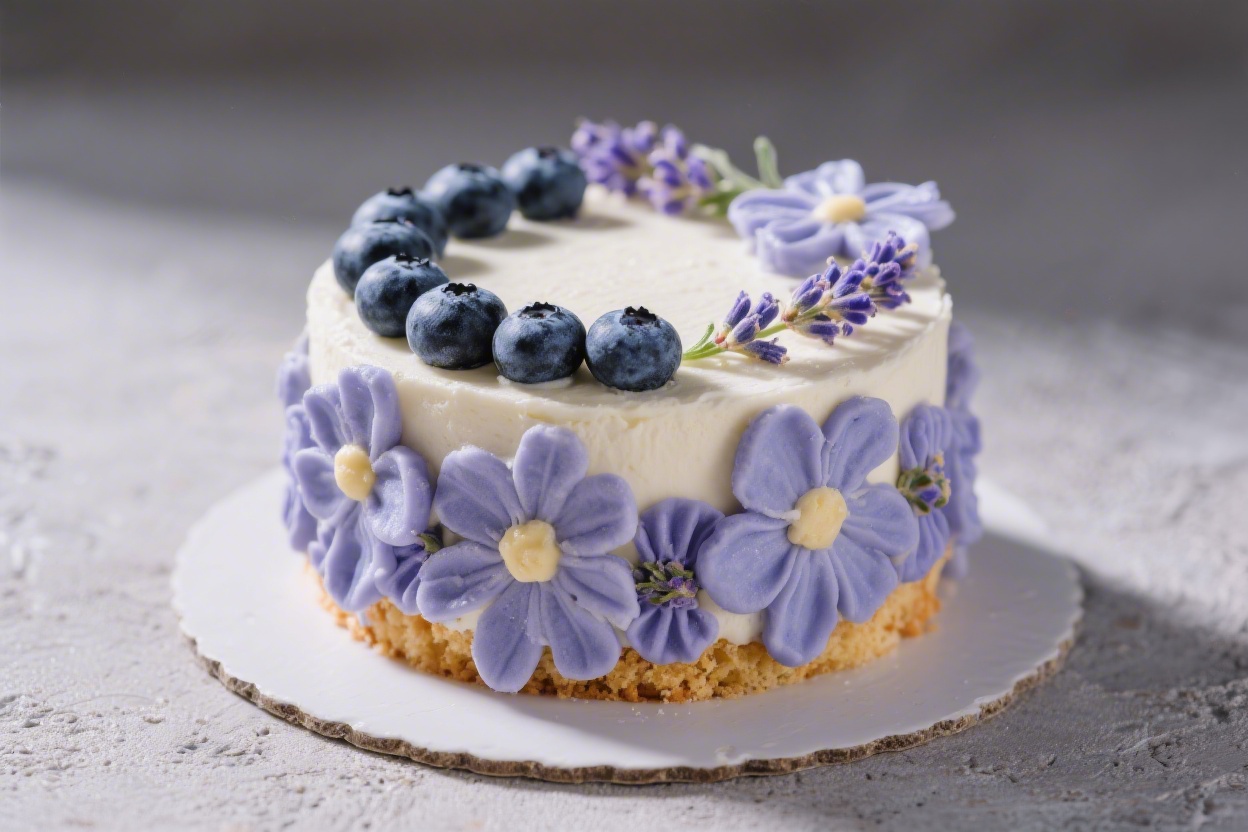 Blueberry Lavender Cake Unique Floral Dessert – A Soft, Fragrant Treat