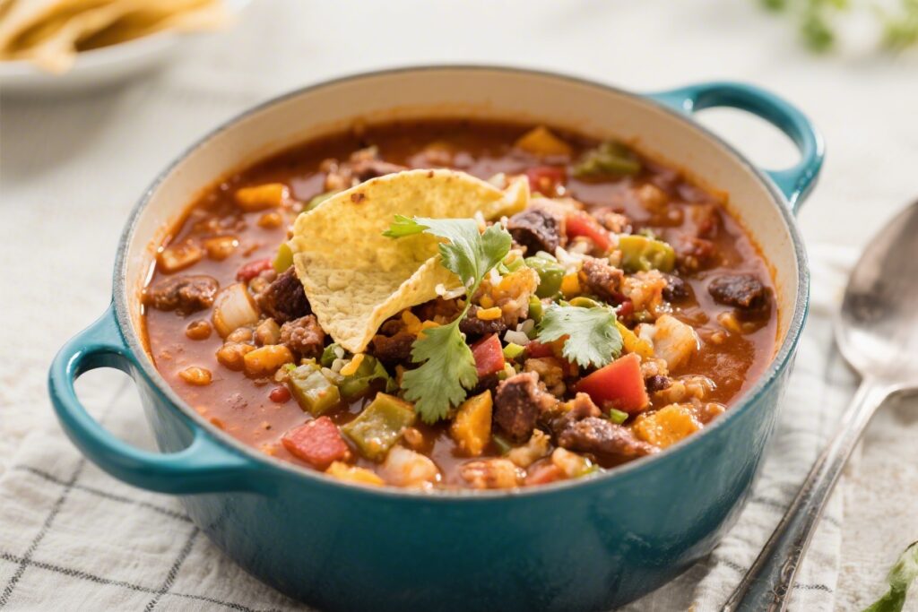 Taco Soup Hearty Easy One Pot Meal – Cozy Flavor in a Bowl