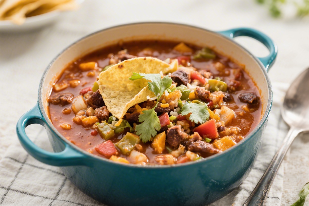 Taco Soup Hearty Easy One Pot Meal – Cozy Flavor in a Bowl