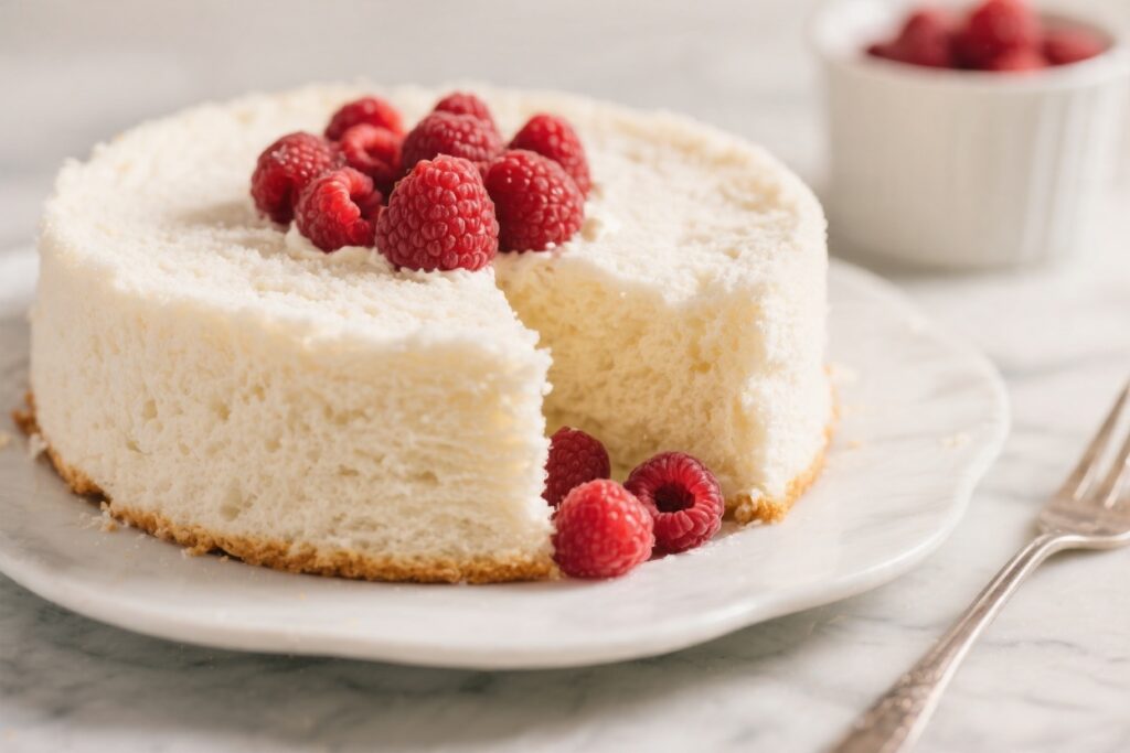 Light & Fluffy Raspberry Angel Food Cake – The Perfect Summer Dessert