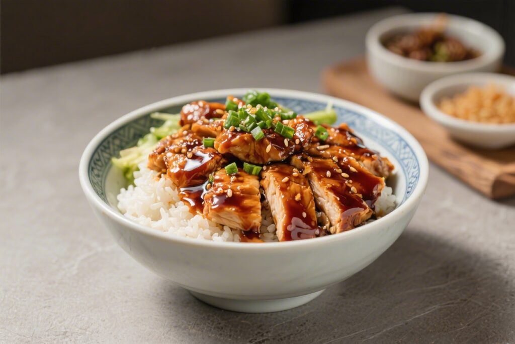 Teriyaki Chicken Rice Bowl Sweet Savory Meal – Easy, Comforting, and Full of Flavor