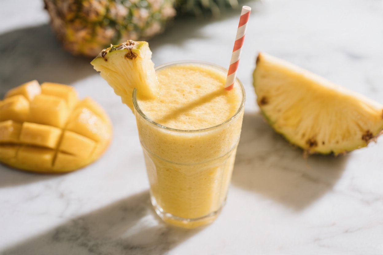 Mango Pineapple Smoothie Recipe – Bright, Tropical, and Refreshing