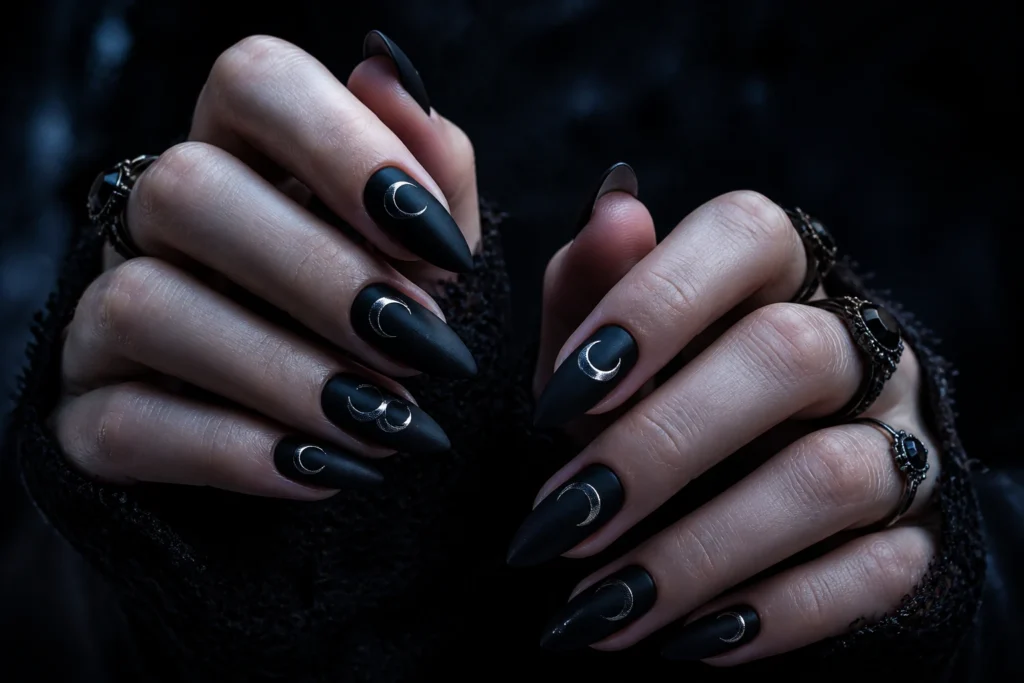 9 Witchy Nail Designs That Give the Perfect Dark Aesthetic You’Ll Love