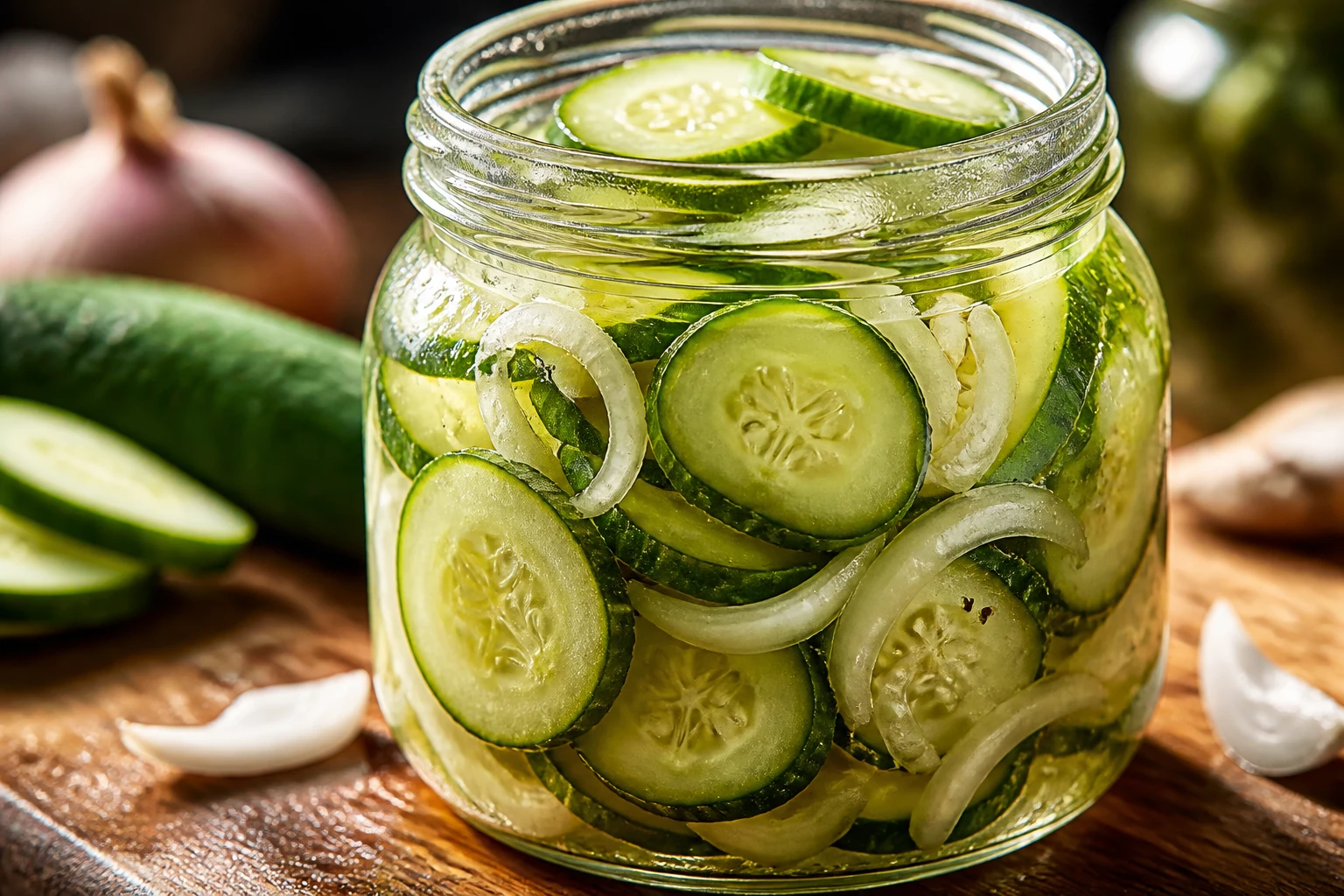 Cucumber and Onion in Vinegar Recipe Everyone Loves: Crunchy Perfection
