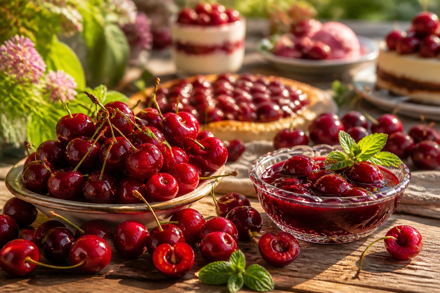 Fresh Cherry Recipe for Summer Desserts: Yum in 60 Seconds