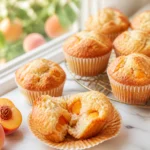 Soft and Fluffy Peach Muffins Recipe: Cloudlike Breakfast Bites