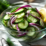 Cucumber and Onion Vinegar Salad Recipe: Quick Crunch Delight
