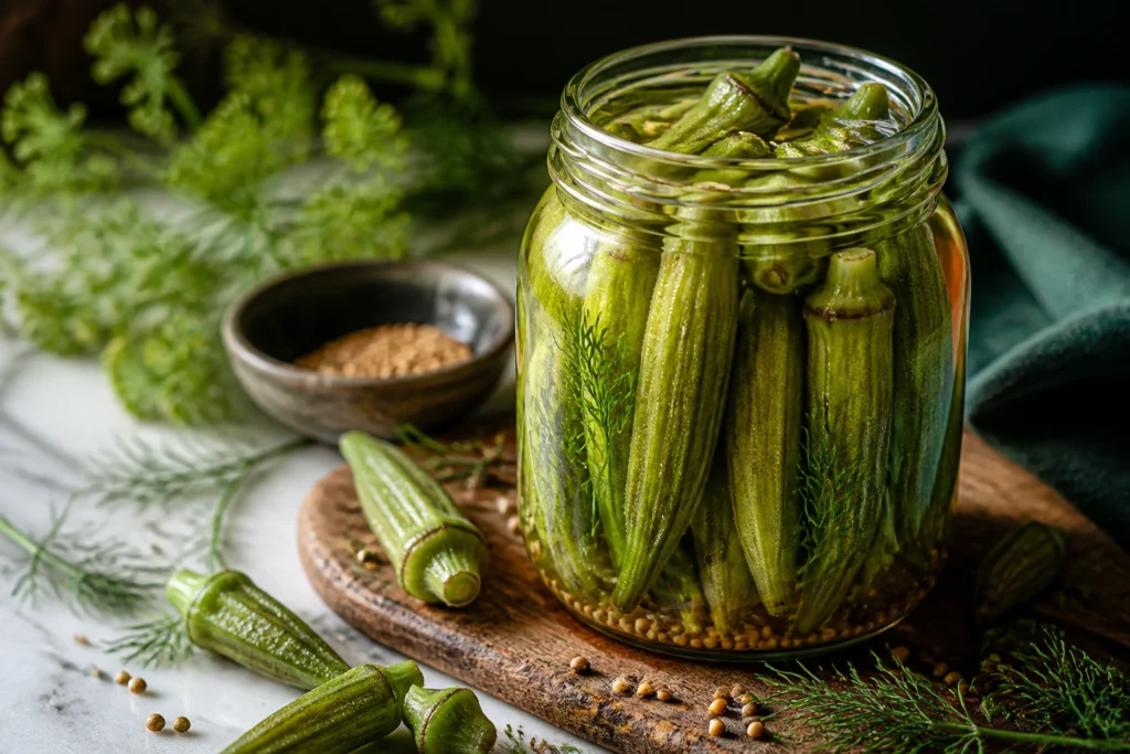 Crunchy Pickled Okra Recipe: Ultra-Crunch Snack