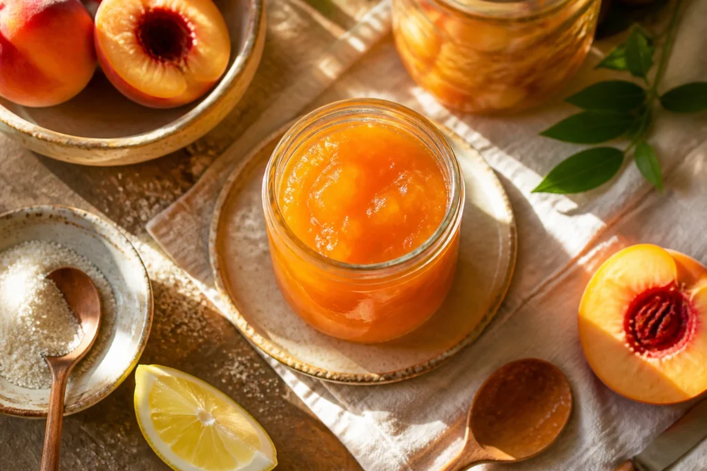 Easy Peach Jam Recipe with Fresh Peaches: Summer in a Jar