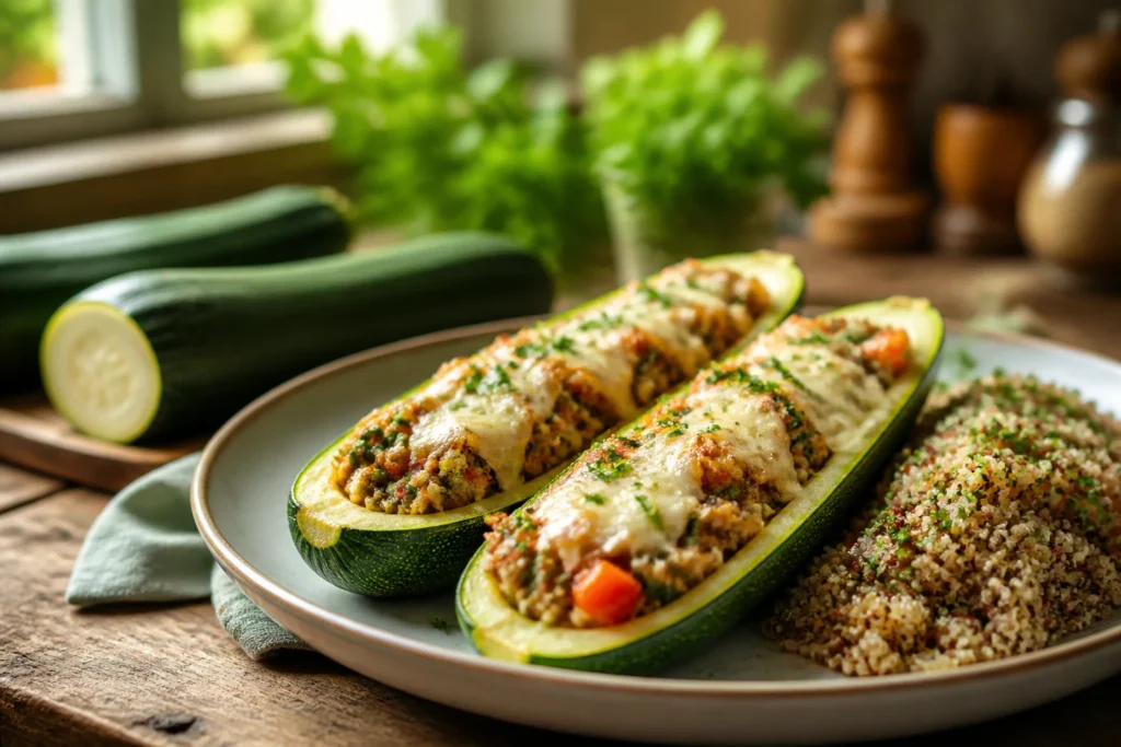 Healthy Zucchini Boat Recipe for Dinner Your Dinner Win