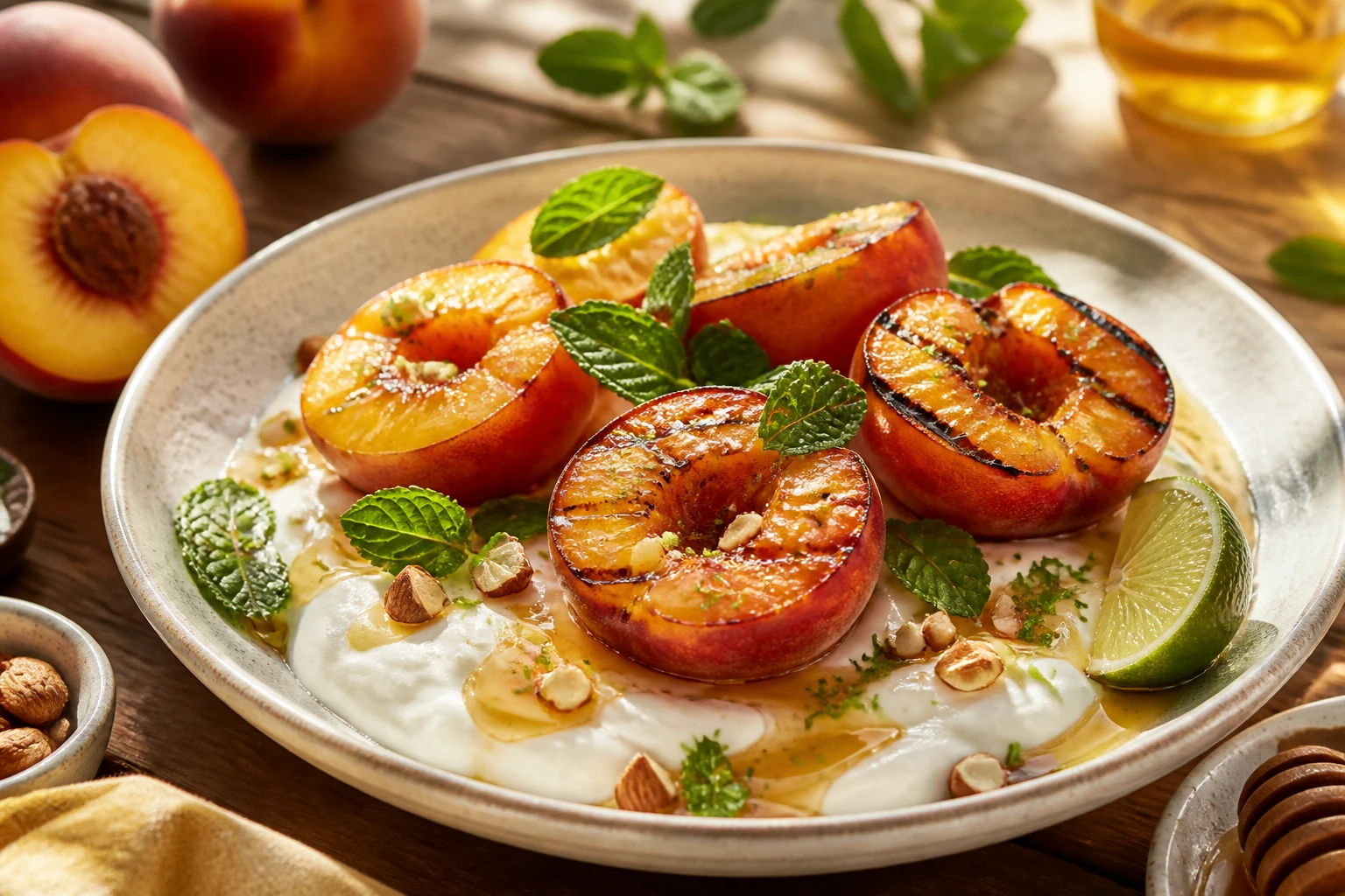 Fresh Peach Recipe Made with Simple Ingredients: Sunshine in 10 Minutes